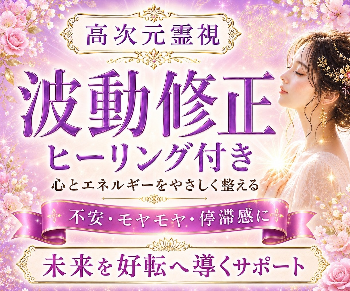 負のエネルギー断ち⚡️霊視で明るい未来へ導きます 本来の感覚を取り戻し納得できる選択を掴み取る✨全力で寄り添う イメージ1