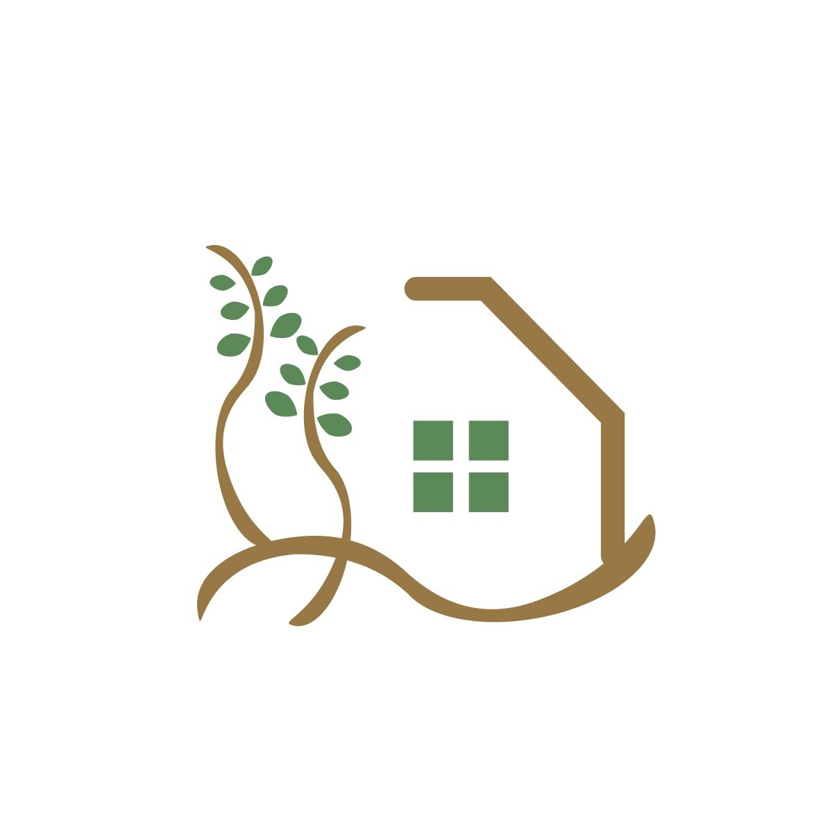 自然と家の共存をイメージしております 起業・開業などこれからオリジナルロゴが必要な方へ イメージ1