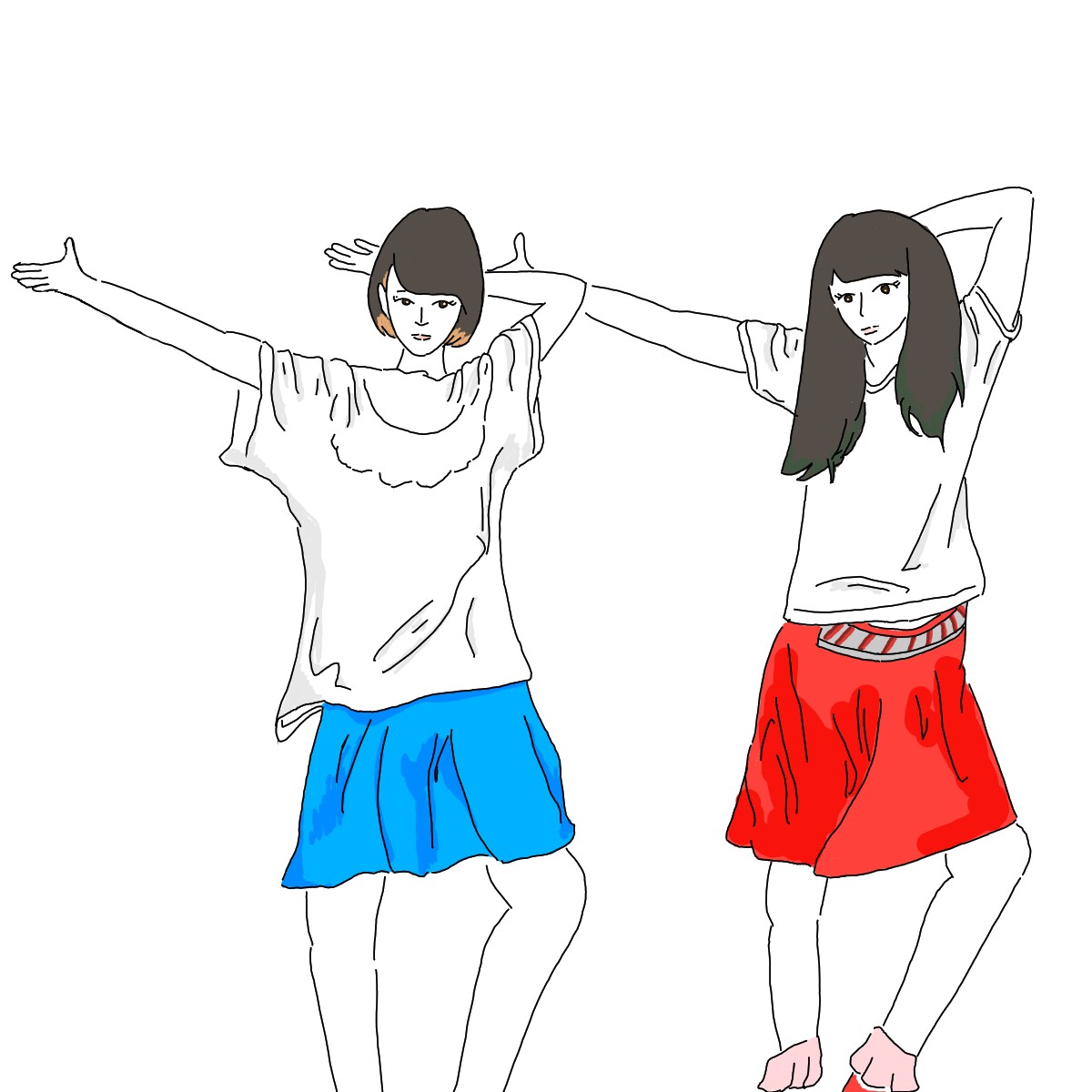 シンプルな似顔絵お描きします アイコンやプレゼントに⭐︎修正回数無制限 イメージ2