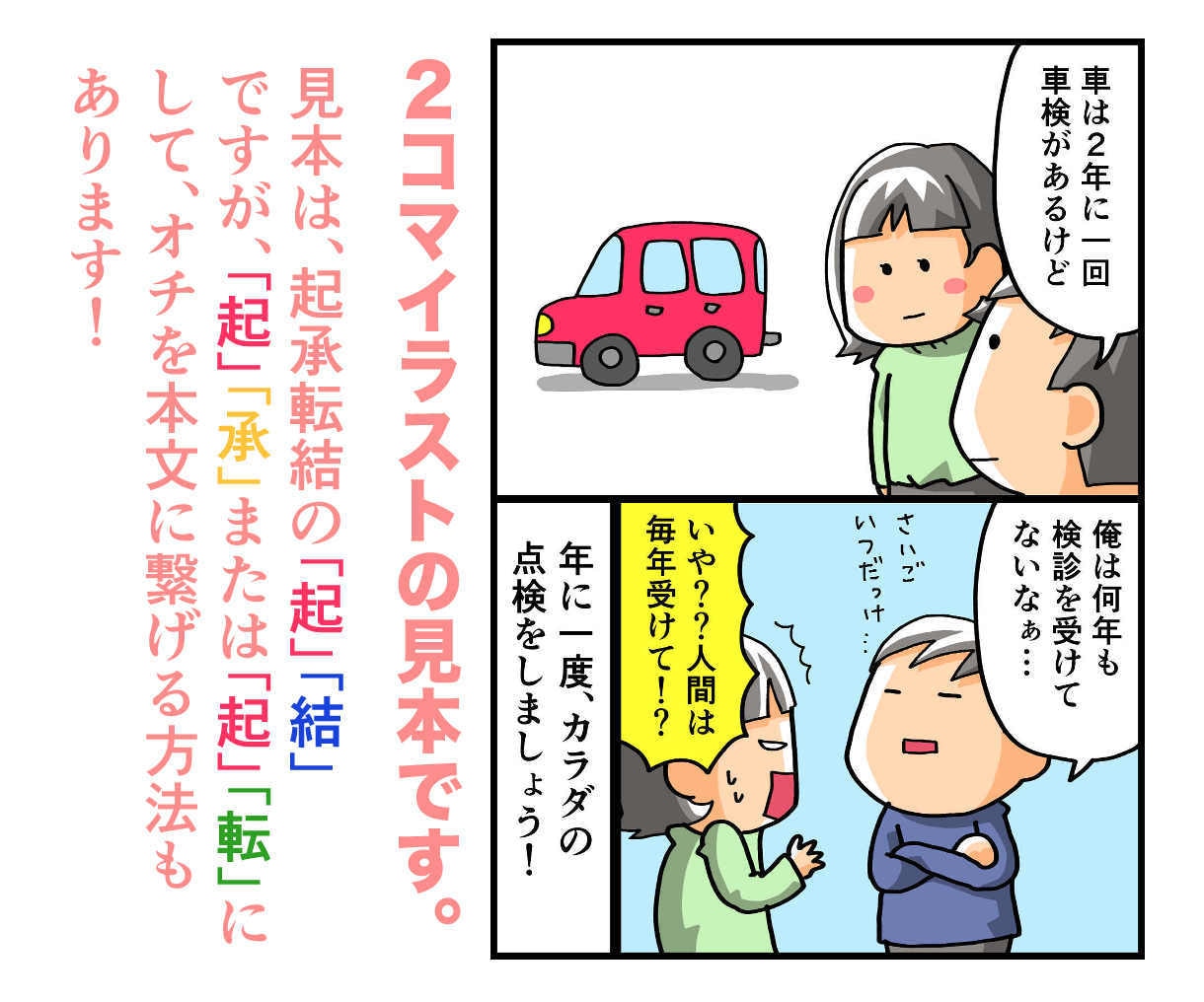 1コマ〜２コマのマンガ風イラストかきます 説明やPRにつかえる「読みやすいイラスト」です イメージ3