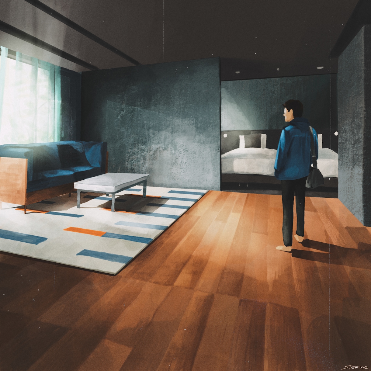 パース・風景を優しいテイストで作成します お店のイメージ、小説の挿絵等にご活用いただけます。 イメージ4