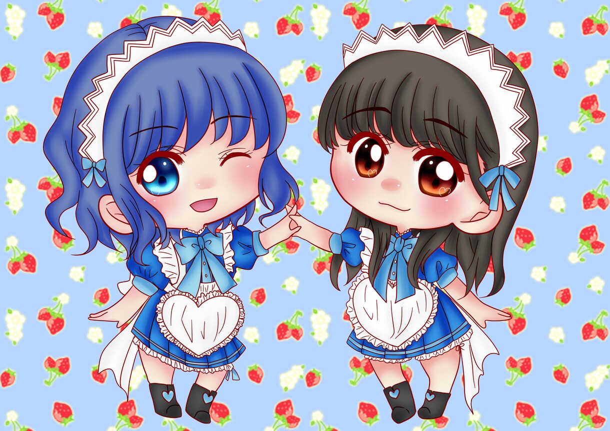 かわいいSDイラスト描かせて頂きます ぷにっとかわいいSDを安く!!早く!! イメージ1