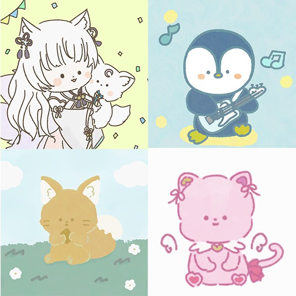 かわいいアイコン描きます 動物や人間どちらでも対応できます！ イメージ2