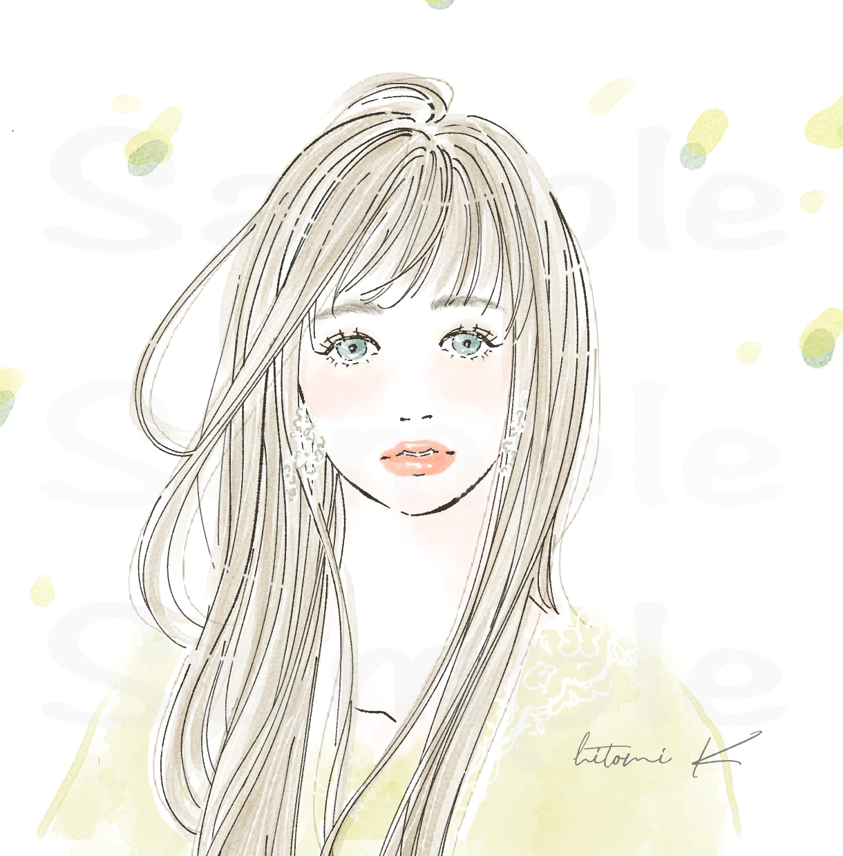 おしゃれな大人女子アイコンお描きします 商用◯綺麗さ、可愛さを表現します✳︎ イメージ6