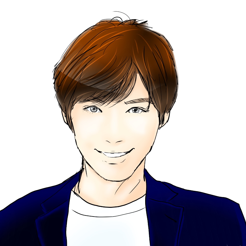 イケメンに似顔絵を描きます 写真を元にイケメンにアレンジした似顔絵を描きます イメージ2