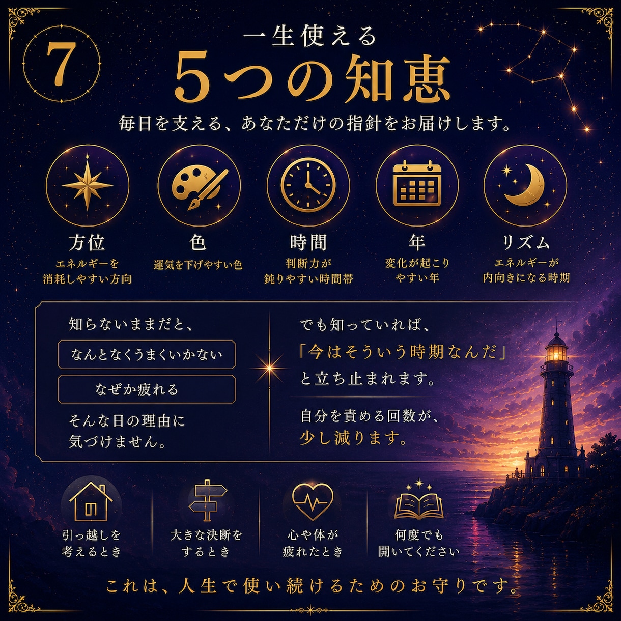 あなたがあなたに帰るための取扱説明書をお届けします 九星気学とホロスコープを融合させたオーダーメイドPDF鑑定書 イメージ7