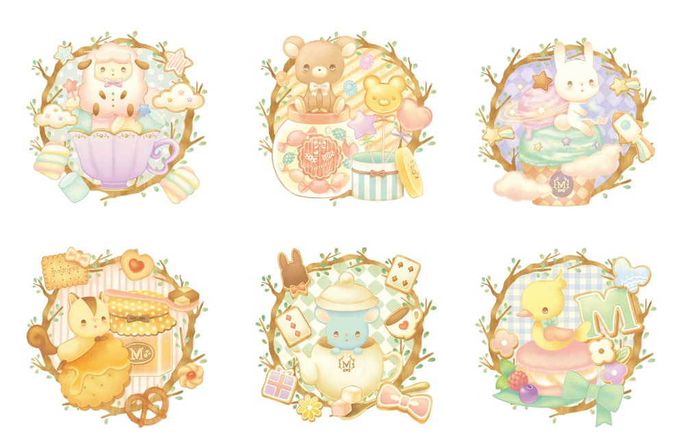 動物とお菓子のイラストを制作いたします SNSアイコンやプレゼントに* イメージ1