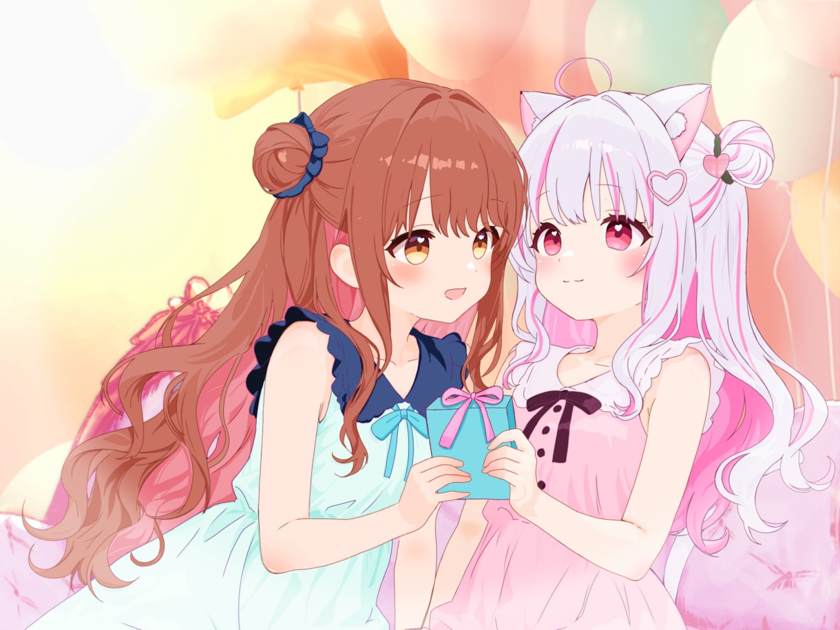 10月着手であなたに似合う1枚絵描きます あなた(推し様)に似合うお洋服でイラスト制作いたします✨ イメージ2