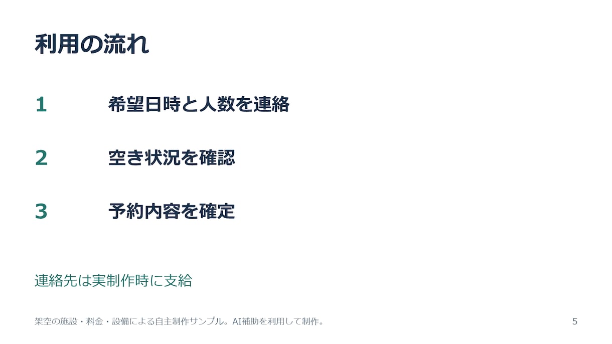 支給原稿から紹介スライド5枚を作ります 文章整理から編集できるパワポとPDFまで イメージ6