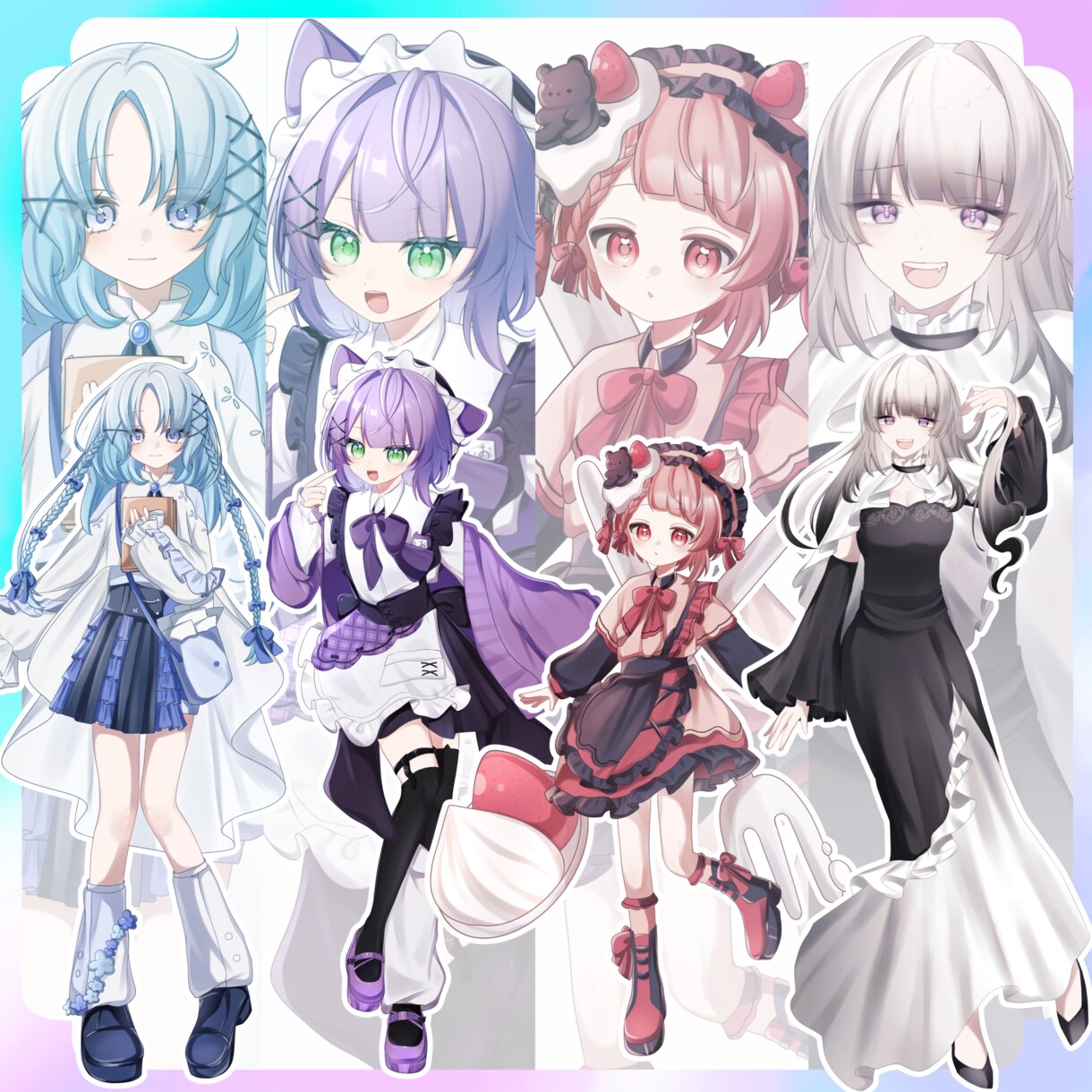可愛くてかっこいいあなただけの立ち絵制作します TRPGやIRIAM、活動用の立ち絵が必要な方へ！ イメージ3