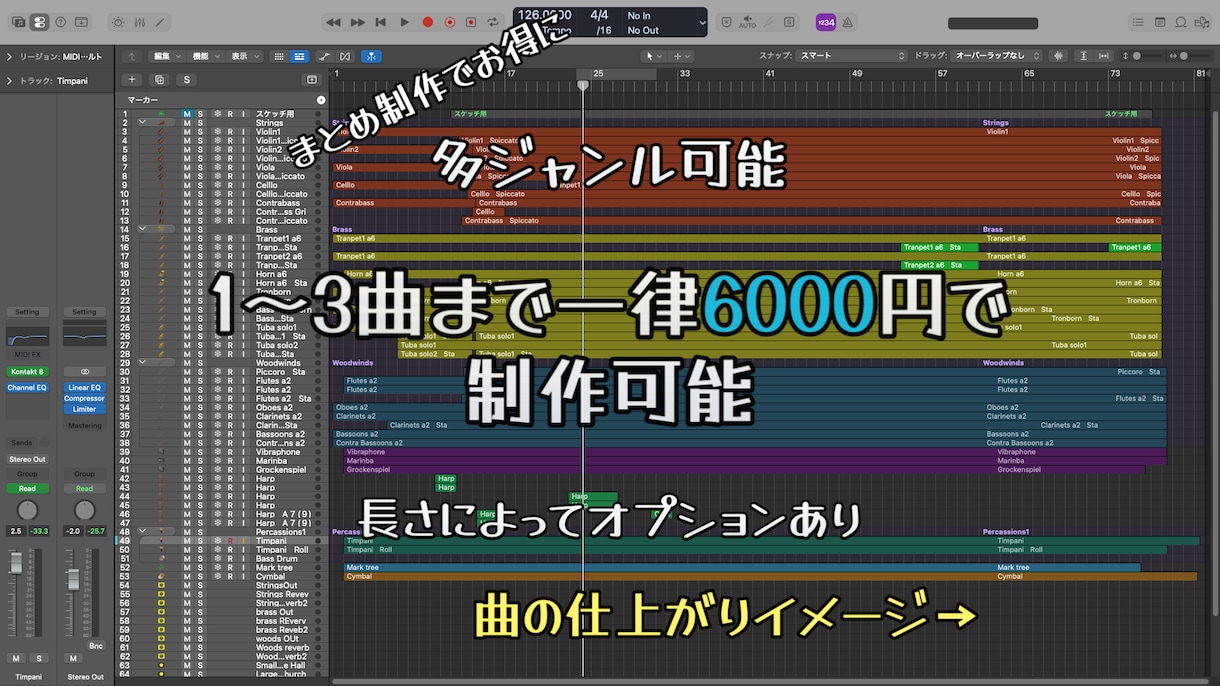 商用利用(可)、イメージぴったりの曲を作曲します お手頃にプロクオリティをあなたに、誠実なやりとりに努めます。 イメージ1