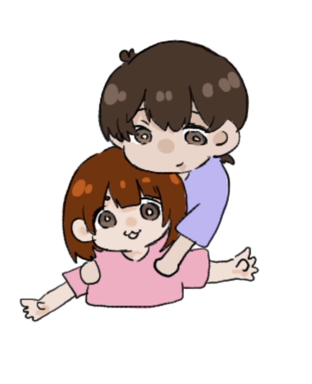 カップルイラスト描きます ミニキャラタッチでカップルイラストを制作させていただきます イメージ1