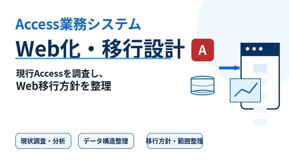 Access業務システムのWeb移行設計を行います Access業務システムのWeb移行設計を行います イメージ1