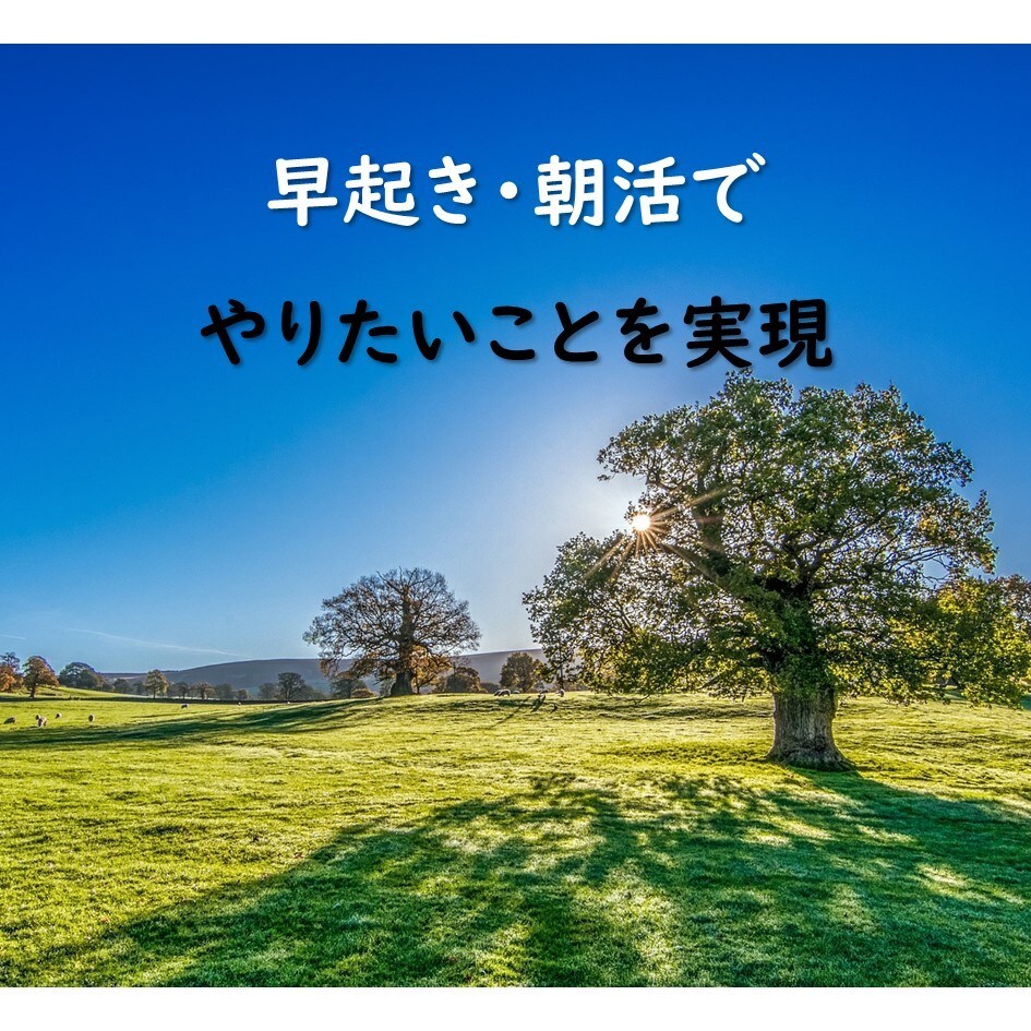 モーニングコール。早起き・朝活の習慣化応援します 今の自分を変えたい、朝起きられない方。1日〜7日間連続もOK イメージ1