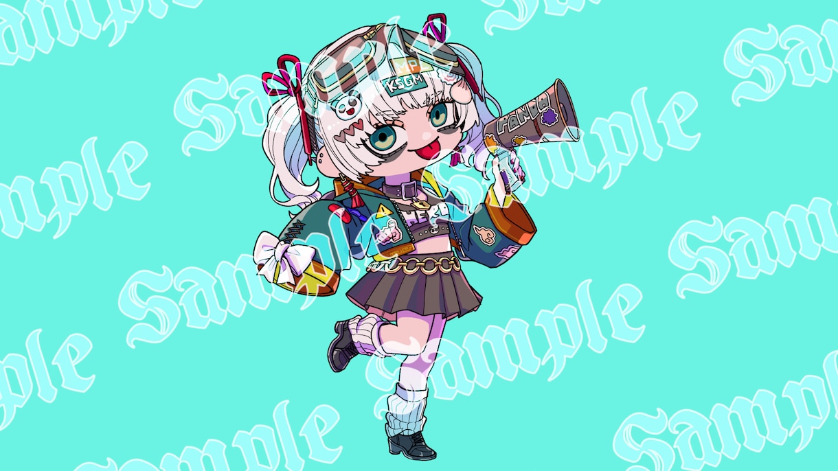 パキッとした絵柄でデフォルメキャラ描きます 2〜3.5頭身のキャラクターイラストが必要な際に是非！ イメージ8
