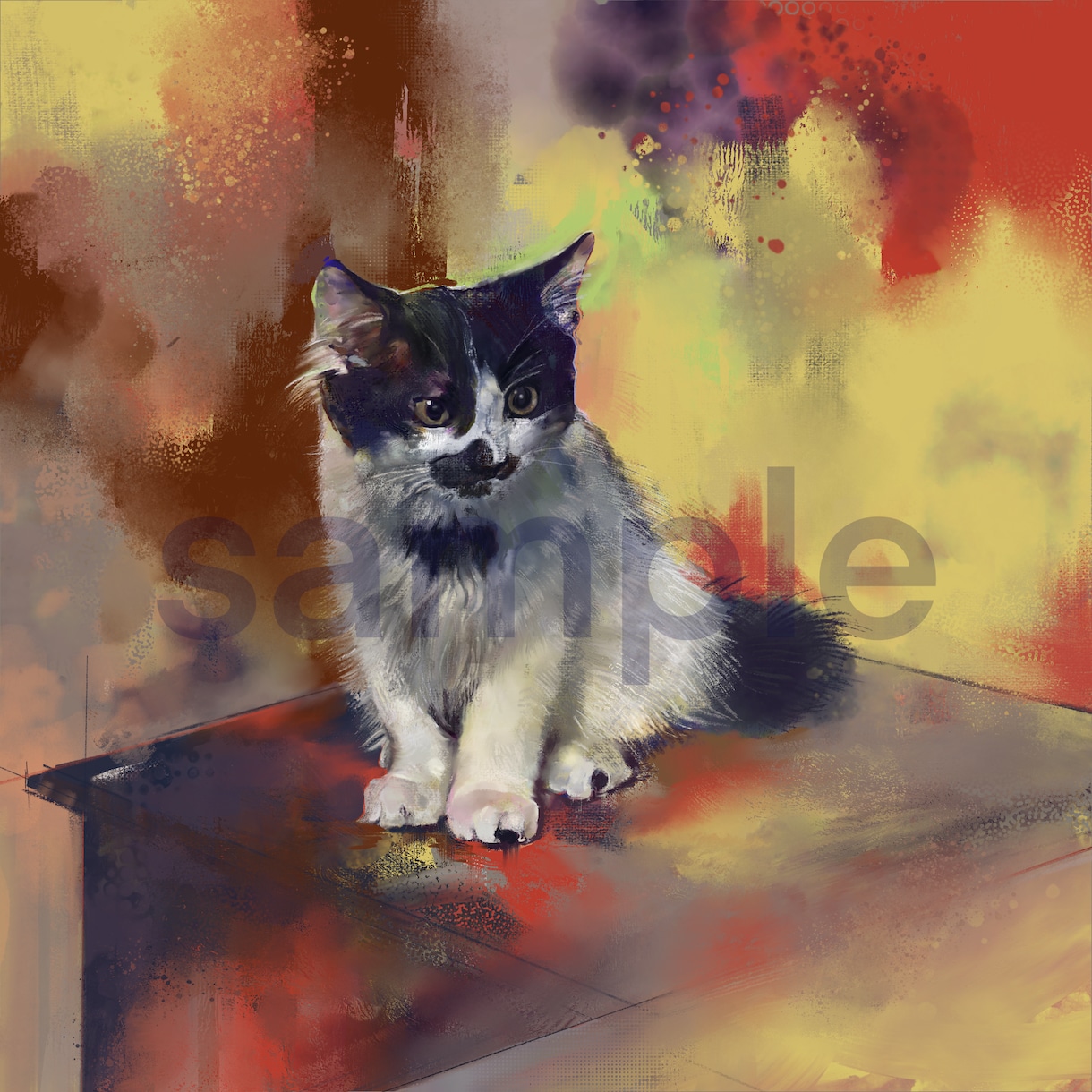 ペットなどの動物のデジタルイラスト描きます 写真を元に動物のカラフルなデジタルイラストを描きます。 イメージ7