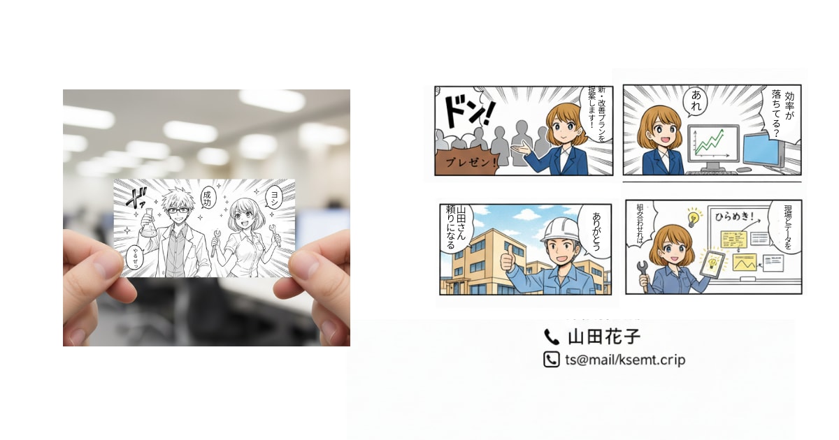 一瞬で記憶に残る！  プロ作成 、漫画名刺作ります 「すごい！」が聞こえる名刺。忘れられない私を1枚で。 イメージ7