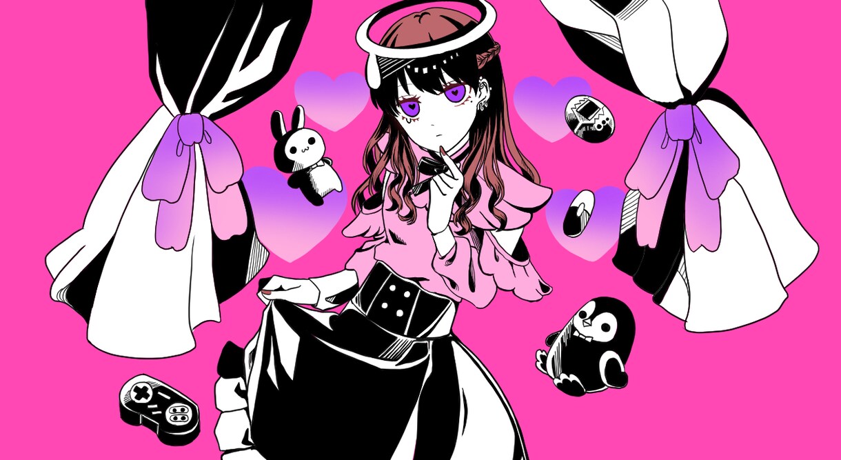 歌ってみたのサムネイラストを描きます 修正無制限なので納得していただけるイラストを納品します！ イメージ2