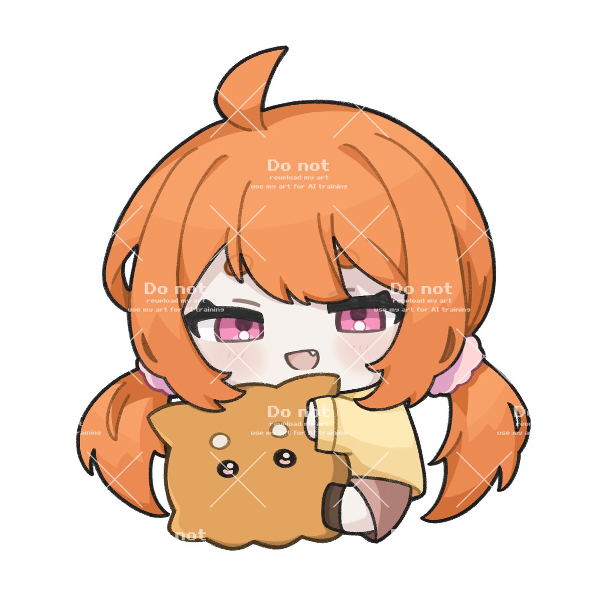 商用利用〇 もちっとした可愛いミニキャラを描きます デフォルメした2頭身のもちもちミニキャラを描きます！ イメージ5
