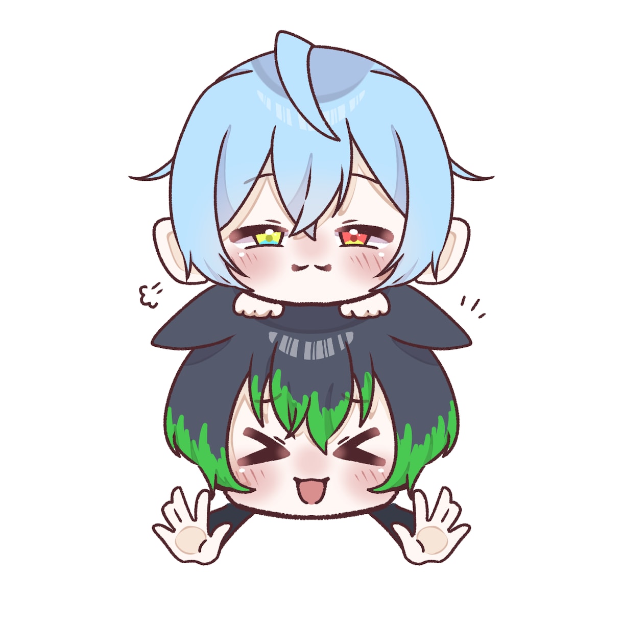 格安で可愛いLINEスタンプ描きます ミニキャラで可愛いあなただけのLINEスタンプ作成します！ イメージ1
