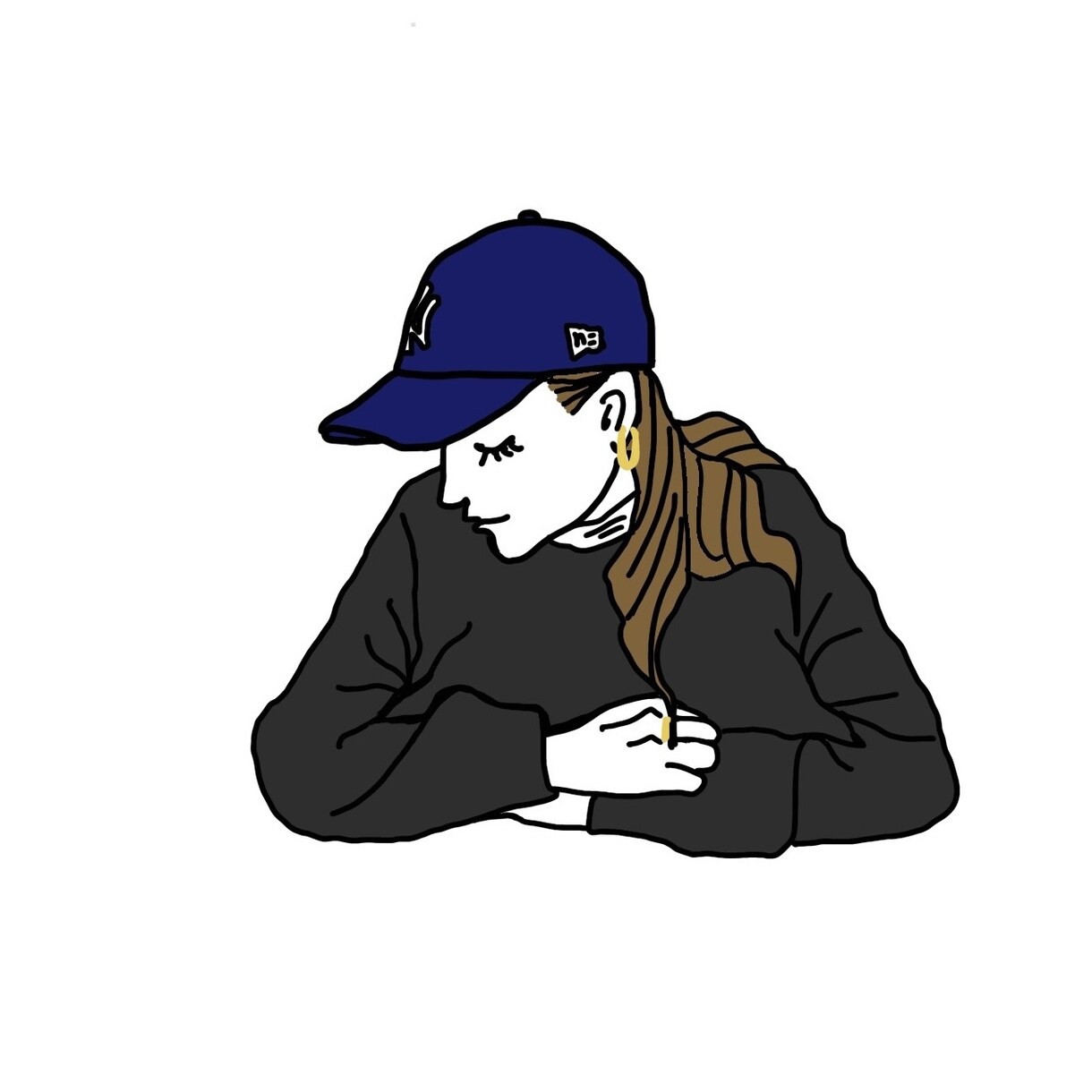 お気に入りの写真をイラストにします LINEやInstagramのアイコンを描きます！！ イメージ2