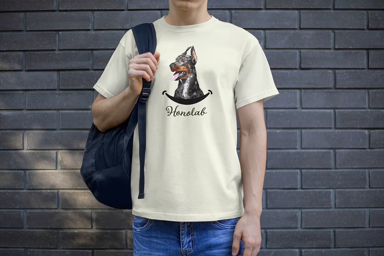 愛犬・愛猫の世界にひとつだけのTシャツつくります グラフィックデザイナーが作るオリジナルのTシャツ♥♥♥♥ イメージ4