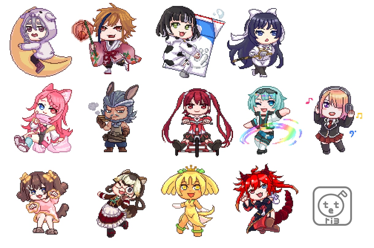 ドット絵描きます アイコン、ＹｏｕＴｕｂｅで使用できるオリジナルドット絵 イメージ10