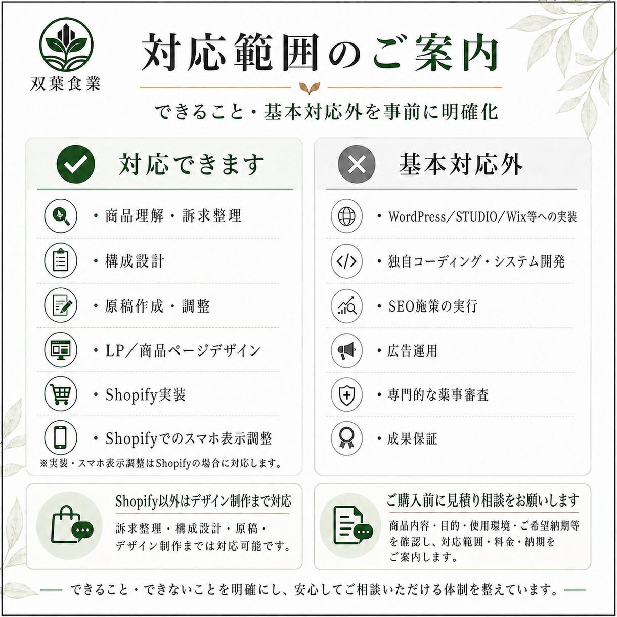 食品・健康食品のLP・商品ページを制作します 食品ECの実務経験を活かした、売る側目線のLP制作 イメージ4