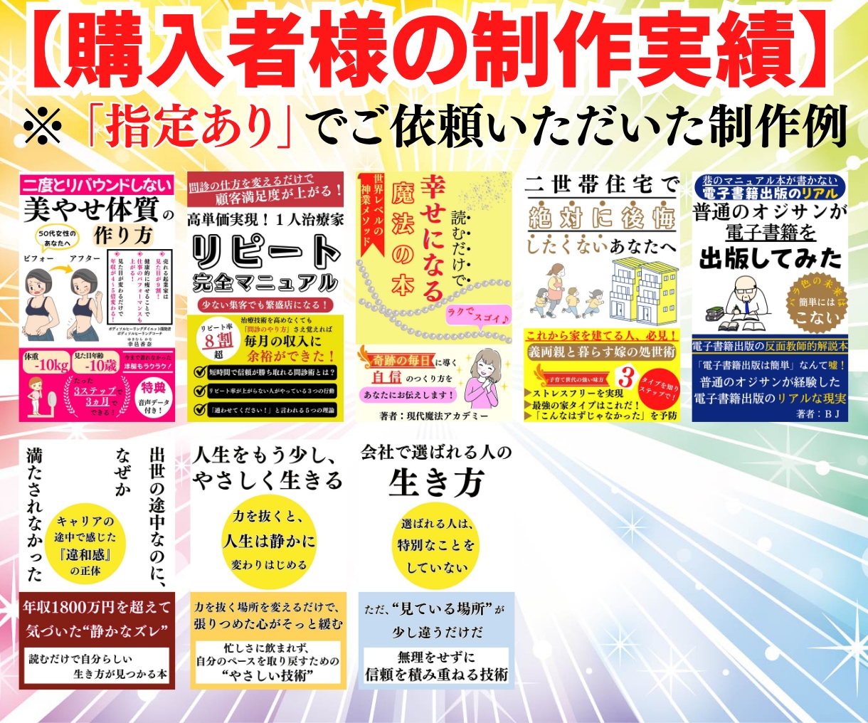 一瞬で売れる表紙(Kindle電子書籍)制作します 【特典付】修正無制限で紙の本(ペーパーバック)の表紙も作成！ イメージ3