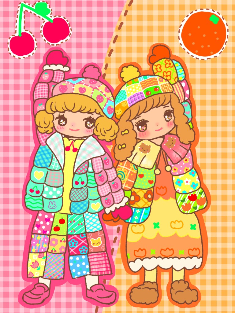 カラフルポップでかわいい女の子のイラストを描きます ポップキュートなスタイルの女の子のイラストが得意です！ イメージ9