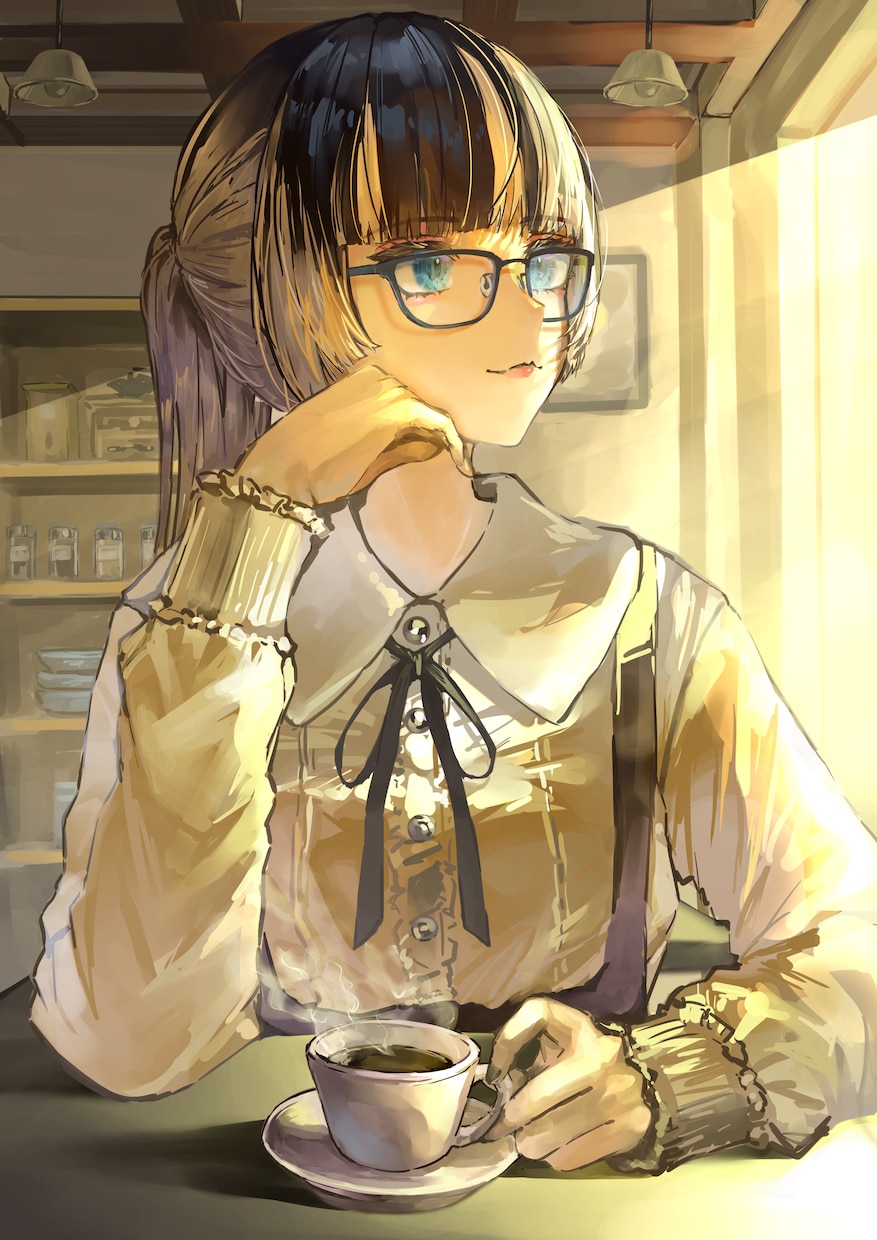 水彩・厚塗りタッチの一枚絵を制作します 配信サムネイル、夢絵、一次創作など様々な用途に対応いたします イメージ2