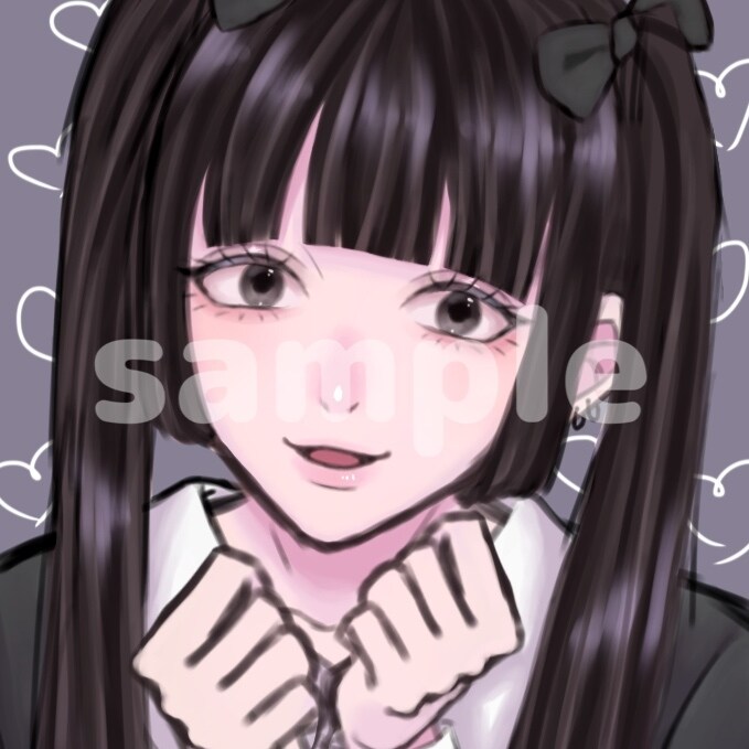 SNS用のアイコンイラストを制作します ヘッダー、配信画面での利用もOK！ イメージ3