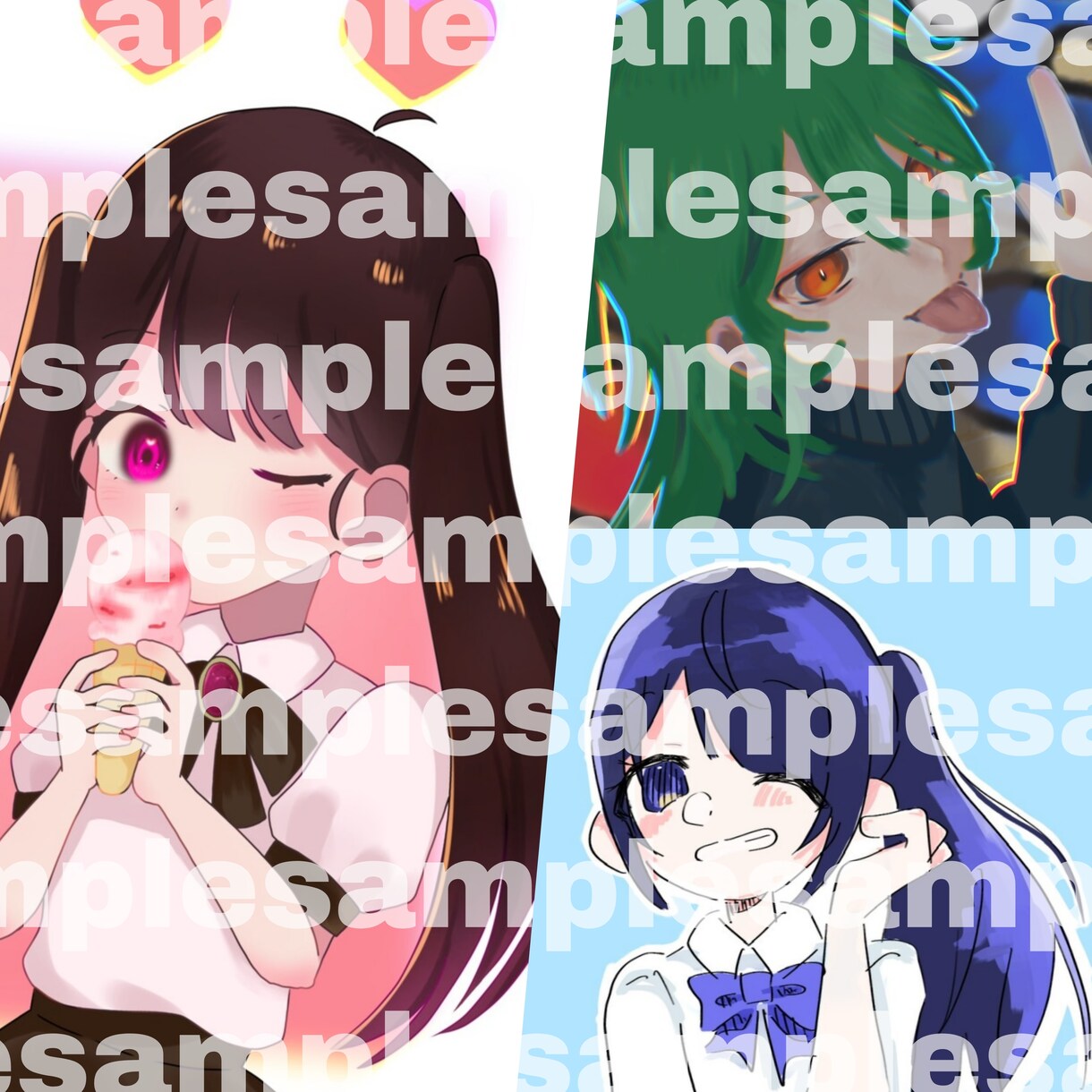 SNSなどで使用するアイコンを作成いたします 可愛いアイコンであなたのSNSをもっとかわいくっ！ イメージ1