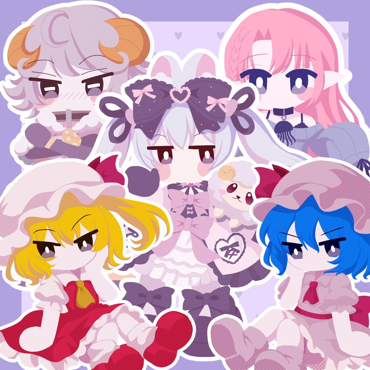 Vtuber向け！ポップなデフォルメ描きます アイコン、おはV、サムネ、グッズにもピッタリ イメージ1