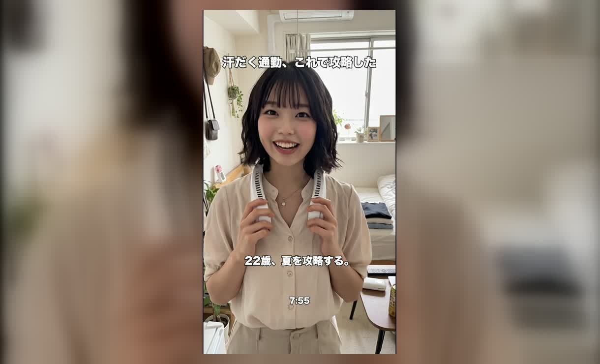 SNS広告用のUGC風AI動画を制作します TikTok/IG向け縦型UGC広告AI動画を最短2日で イメージ1