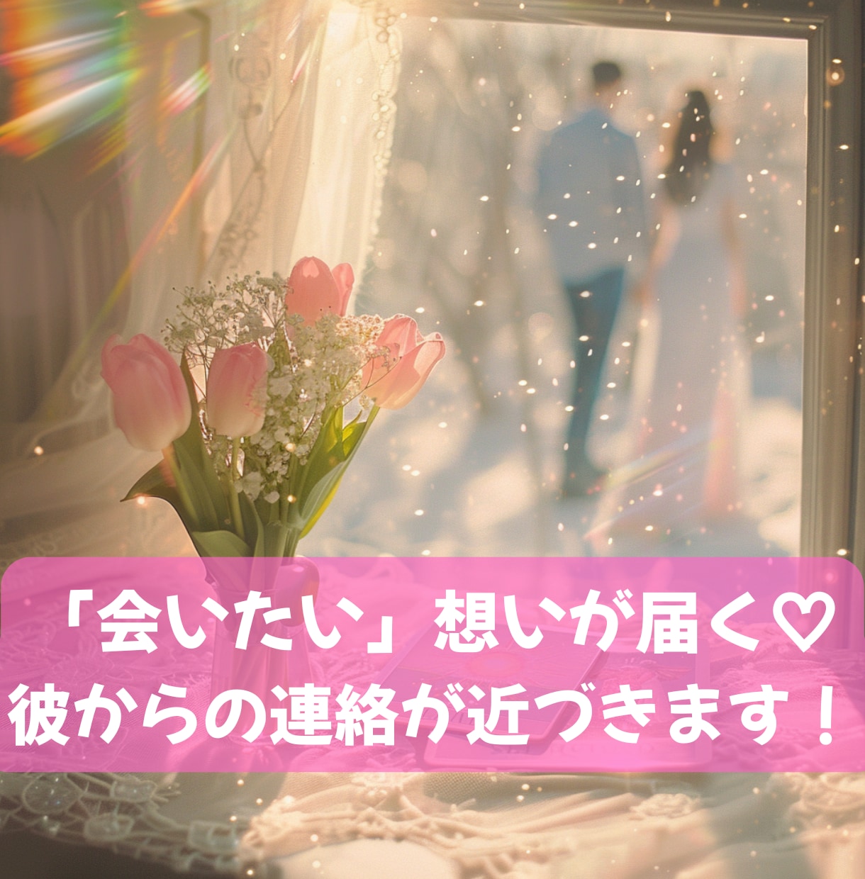 会いたい”想いが届く♡彼からの連絡が近づきます 彼の心を視るたびに、少しずつ不安が愛しさに変わっていく イメージ1