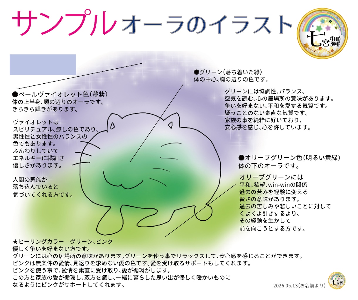 動物や植物オーライラスト＆ヒーリングカラーみます ★先着3名様特別価格★ペットの気持ち、動物や植物の個性と気質 イメージ4