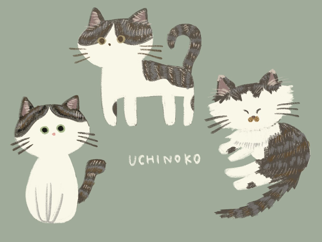 あなたの家族やうちの子のイラスト描きます ゆるゆるでかわいいイラストはいかがですか？ イメージ1