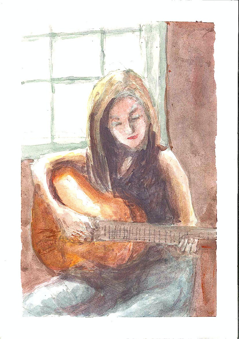 水彩画で似顔絵を描きます 手書きの水彩画で描く似顔絵です。 イメージ2