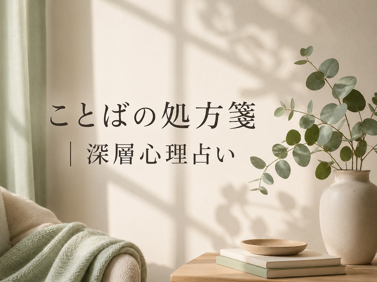 深層心理占いであなただけの取扱説明書を作ります 心理学ベースの何度も読み返せる心の処方箋 イメージ2