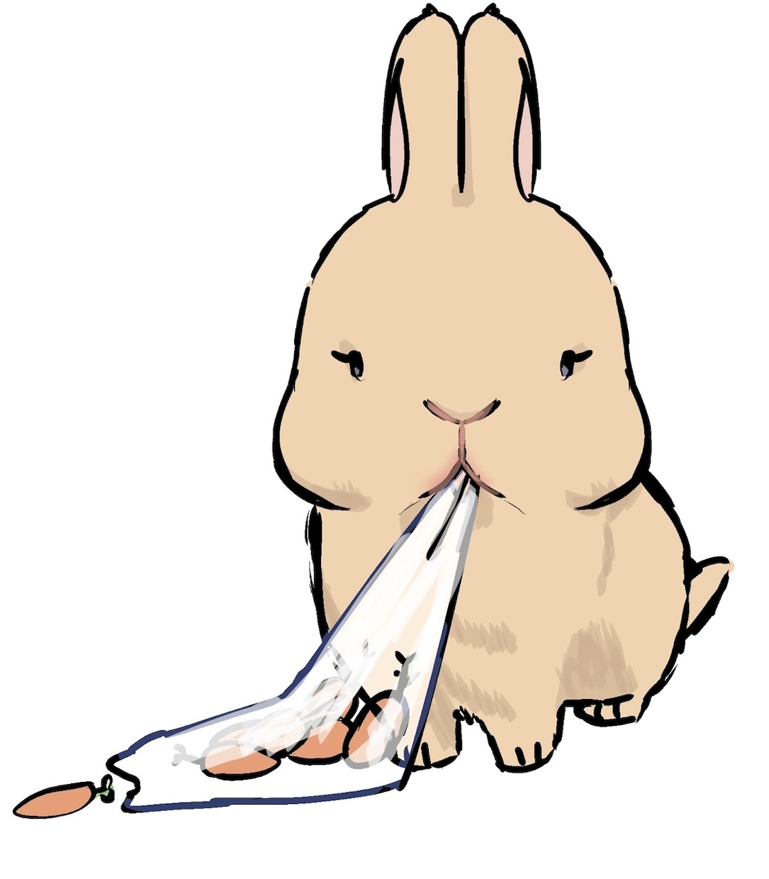 うさぎを描きます 可愛いご家族の思い出作りにご協力できたら嬉しいです。 イメージ1