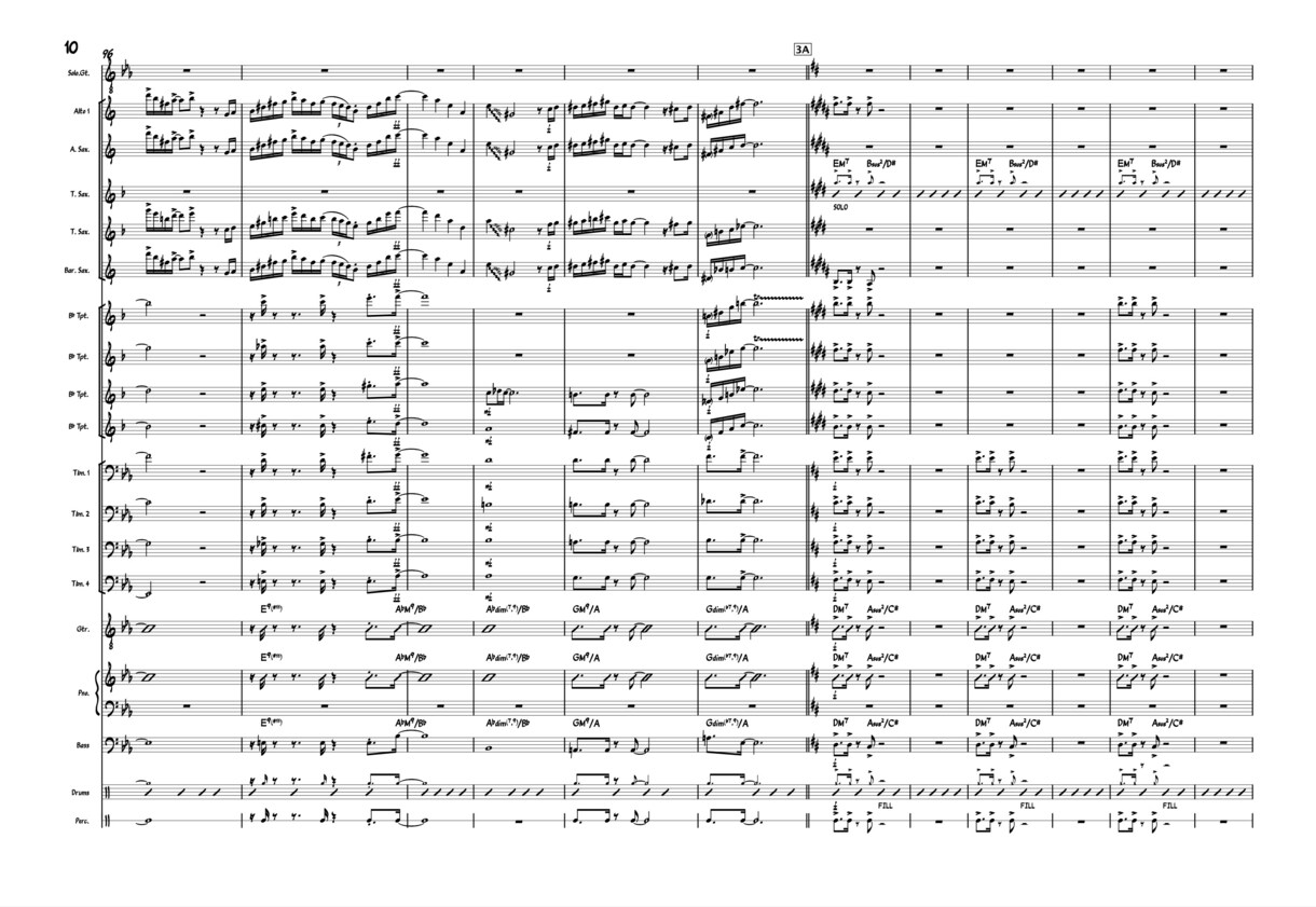 楽譜作成・アレンジ・採譜します Bigbandや小編成アンサンブルなど、何でもお任せ下さい！ イメージ3
