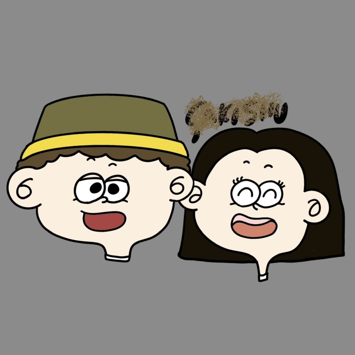 目が特徴的なpopな似顔絵イラストかきます イラストを通して笑顔を届けたいです！ イメージ5