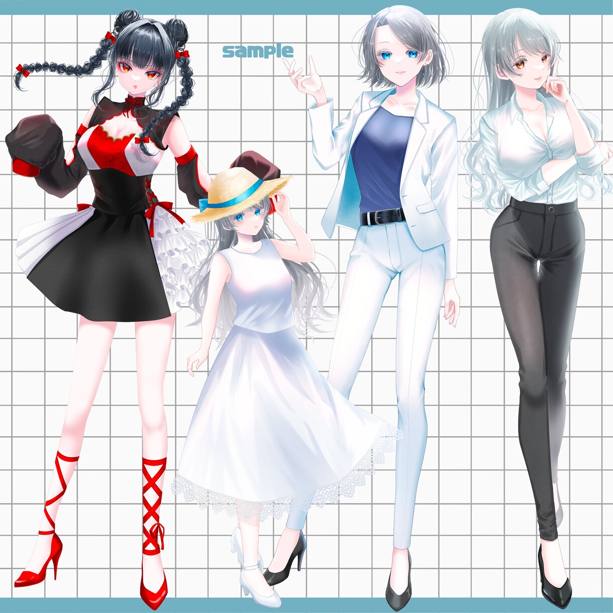 TRPG向け立ち絵イラストの制作をします 立ち絵、配信を想定したイラストをオーダーメイドで作成します！ イメージ4