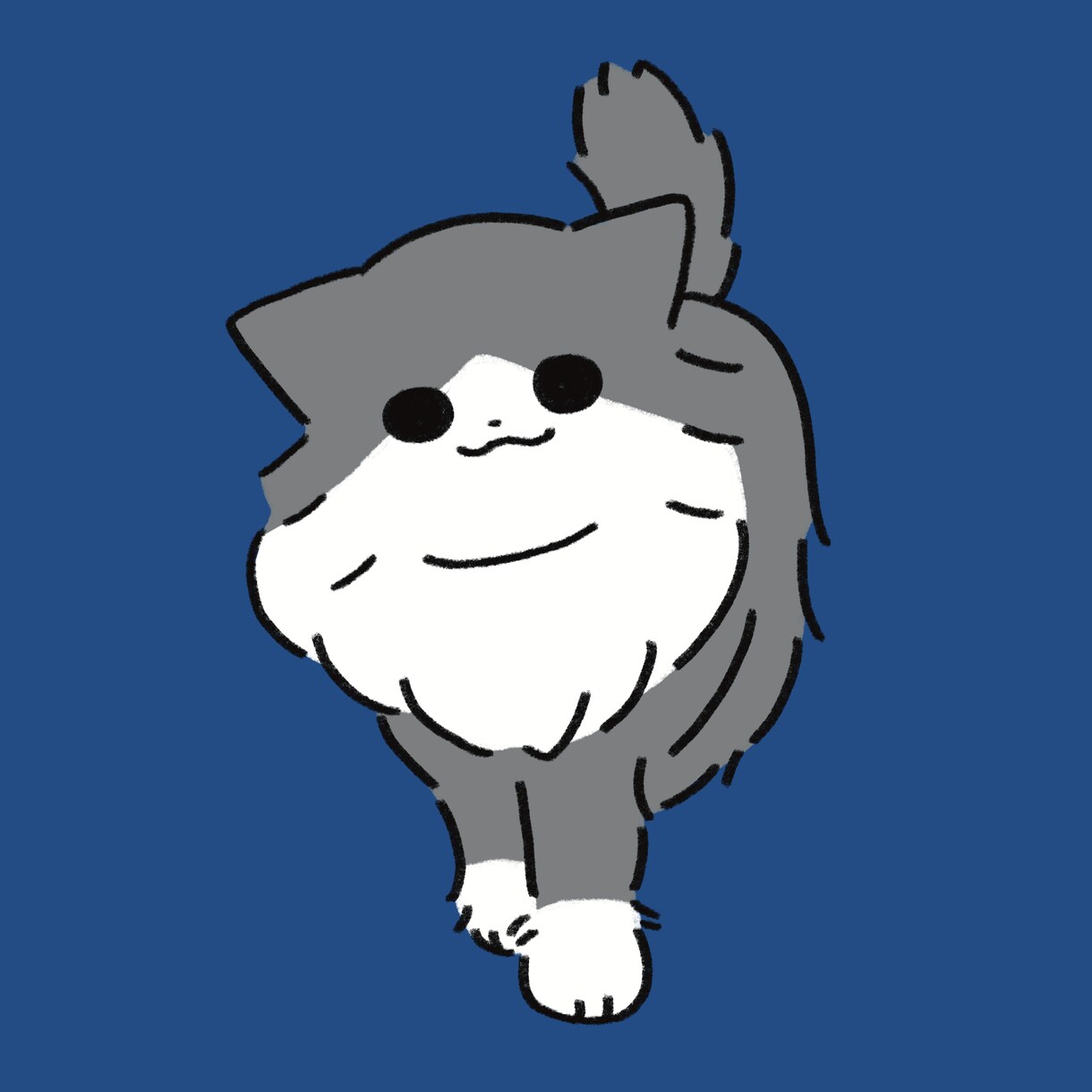 ほんわか猫のイラストを描きます SNSアイコンにオススメ！ほんわか猫のイラストを描きます イメージ3