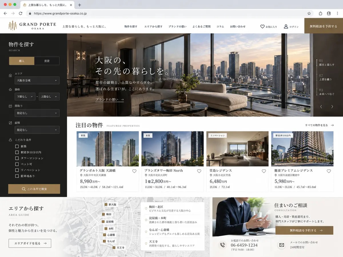 店舗・会社の魅力が伝わるホームページを制作します スマホ対応・基本SEO込み。公開後の改善も相談できます イメージ8