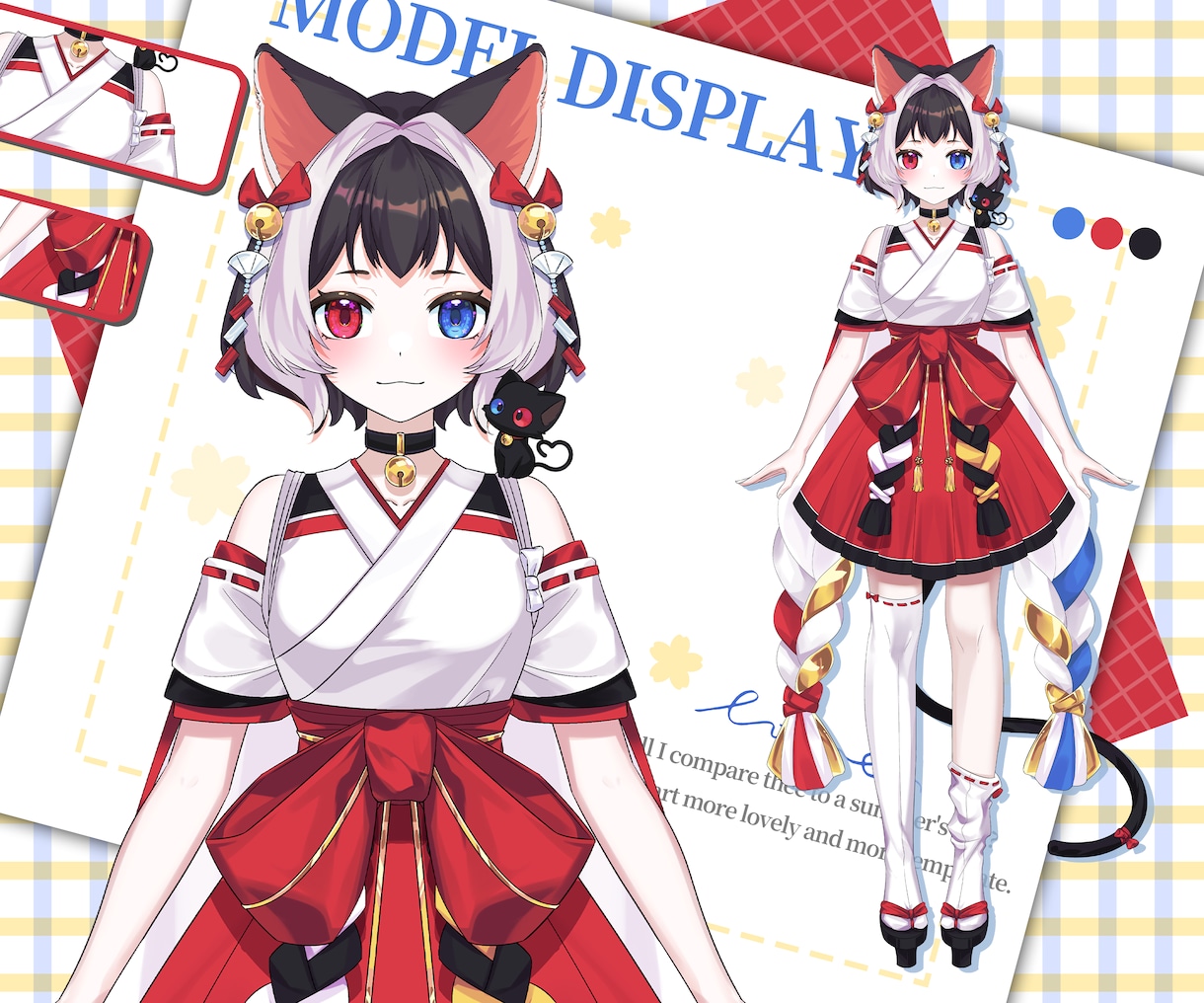ロゴ・SD付きでVtuberデビュー素材制作します モデル・ロゴ・SD全部入り｜世界観統一｜初心者丸投げOK イメージ9
