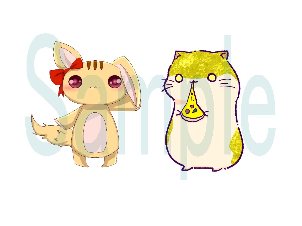 デフォルメキャラのイラストを作成します 動物・人間・空想上の動物などなど…かわいいキャラを描きます！ イメージ2