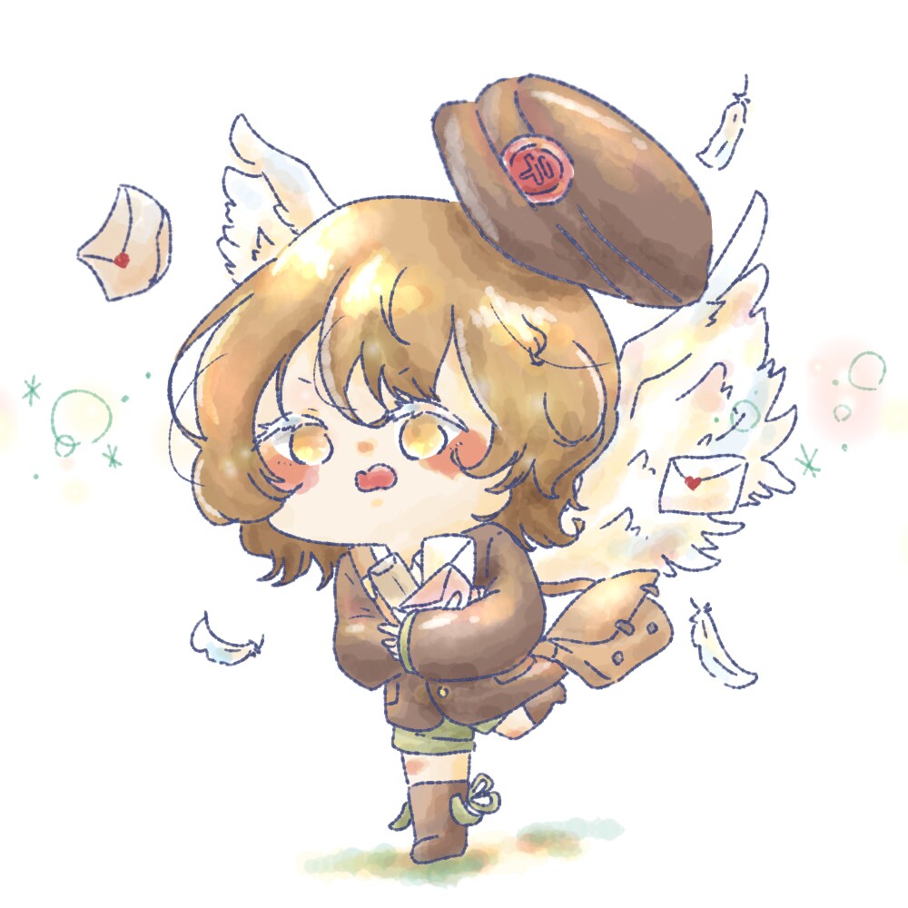 ゆるふわ♪ミニキャラ 描きます 水彩画のようなゆるふわミニキャラどうですか？ イメージ3