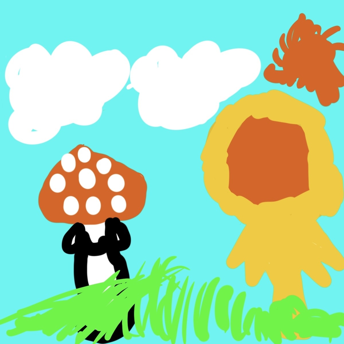 子供らしい絵を描きます 6歳の子が人やペットの似顔絵、その他ご希望に合わせて描きます イメージ4